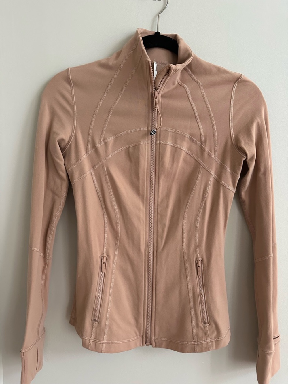 lululemon Blush/Tan Zip-Up Define Jacket, Size 4